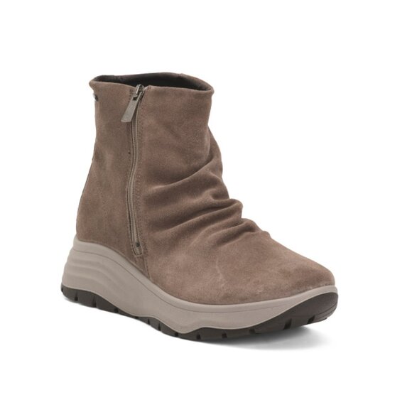 IGI&CO Brown Made In Italy Suede Comfort Booties - Picture 1 of 2